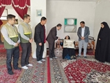 دیدار کارکنان بیمارستان قائمیه با خانواده شهدا در گرامیداشت دهه فجر